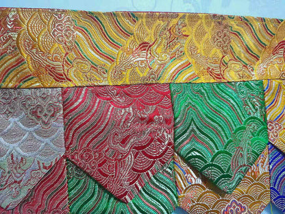100cm Retro Altar Decor Meditation Room Buddhist Temple Table Curtain Hanging