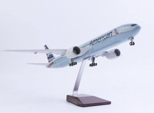 47CM 1:157 American BOEING 777-300ER Airplane Landing Gears Resin Plane Model