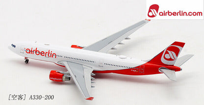 1:400 JC WINGS Airberlin AIRBUS A330-200 Passenger Plane Diecast Aircraft Model