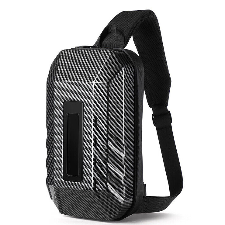 OZUKO Men's Sling Backpack, Hard Shell Crossbody Bag Outdoor Sports Shoulcer Bag
