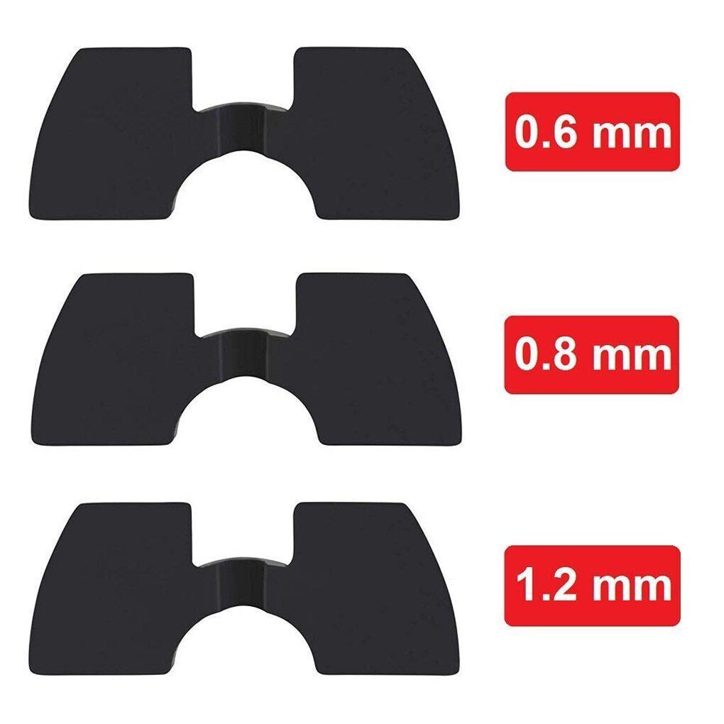 Replacement 3pcs/set Electric Scooter Shock Damp Vibration Pad 0.6/0.8/1.2mm Kit