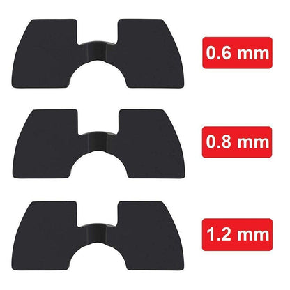 Replacement 3pcs/set Electric Scooter Shock Damp Vibration Pad 0.6/0.8/1.2mm Kit