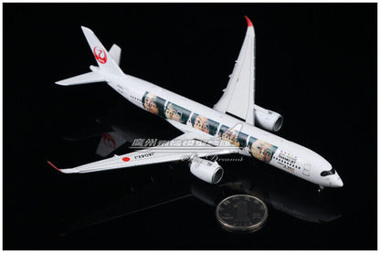 1:400 JC Wings JAPAN AIRLINES AIRBUS A350-900 Airplane Flap Down Diecast Model