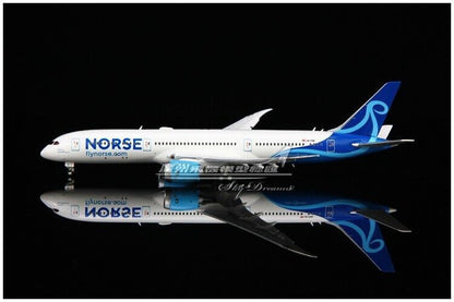 1:400 JC Wings NORSE BOEING 787-9 Passenger Airplane Flap Down Diecast Model