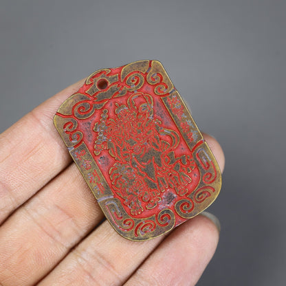Chinese old Antique Collectible Bronze seal statue KYD6256