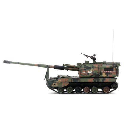 1/72 China 05 self-propelled artillery model jungle digital coating