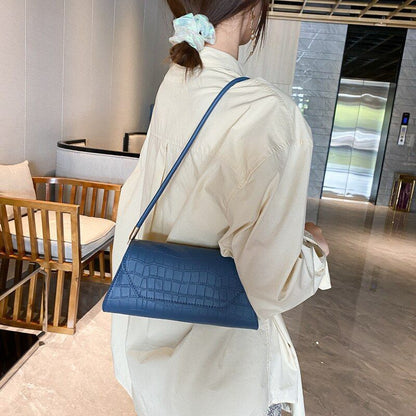 Retro Handbag Synthetic Leather Shoulder Totes Bag Portable Underarm Purse Bags