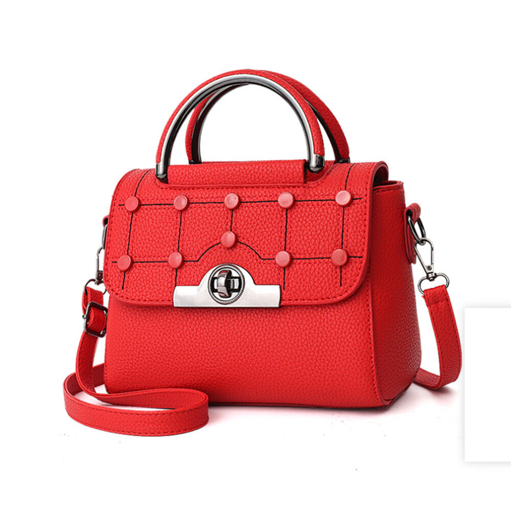 New Women's Ladies Shoulder Bag Faux Leather Handbags Cross Body Tote Bag Purse