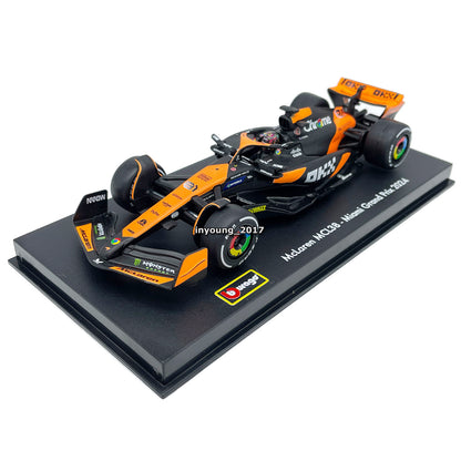 1/43 F1 McLaren MCL38 Model Car Formula 1 Miami Grand Prix 2024 Oscar Piastri 81