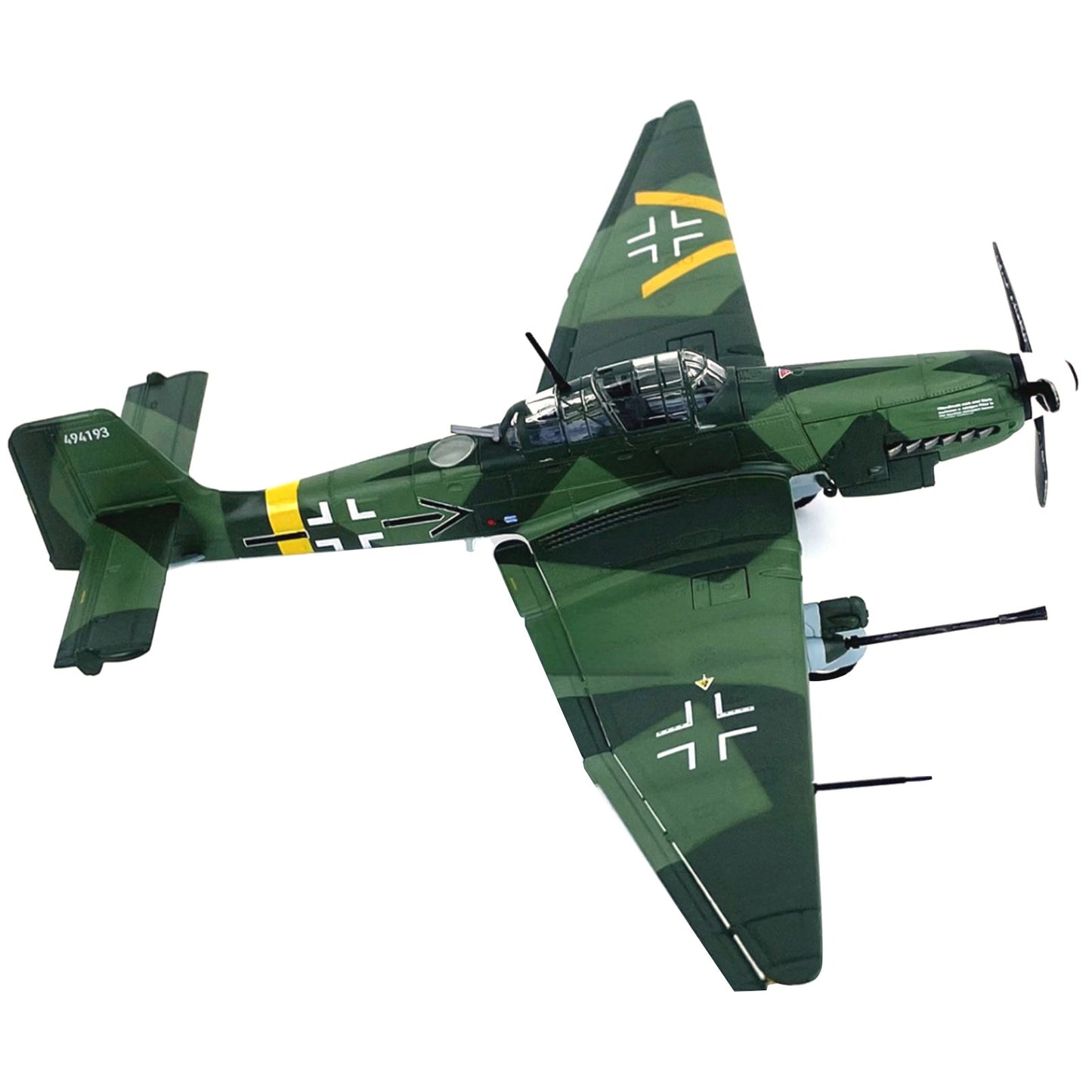 1/72 Scale Diecast Alloy German Stuka JU-87G2 Attack Plane Aircraft Model