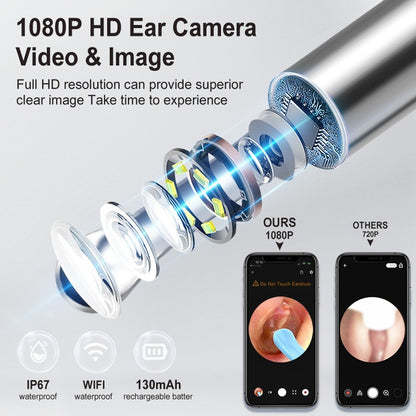 new Intelligent luminous visual earwax cleaning tool, otoscope endoscope