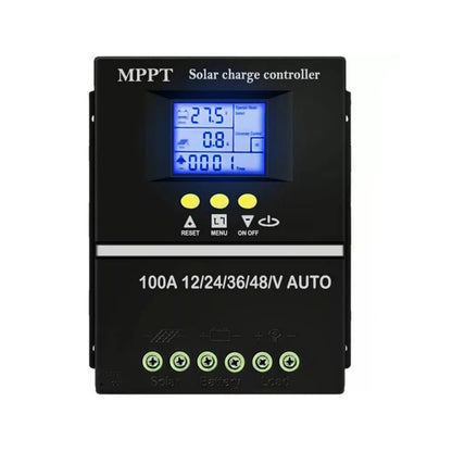 LCD Solar Charge Controller 4000W 100A MPPT Solar PV Regulators 12V/24V/36V/48V