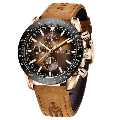 Military Men's Watch Sport Chronograph Leather Infantry Reloj Para Hombre Sports