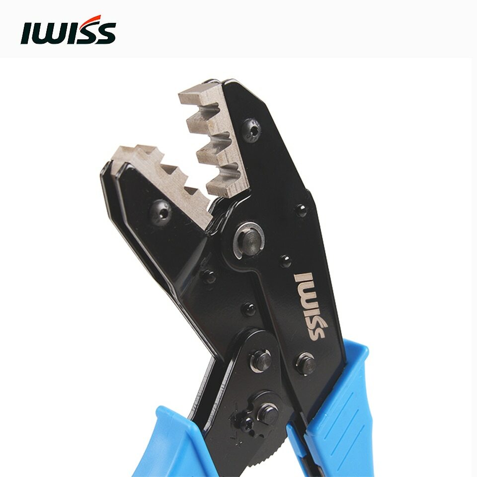 IWISS IWS-02B 1-6mm2 Wire Clamp Pliers Wire Terminal Crimping Tool for 3-10A