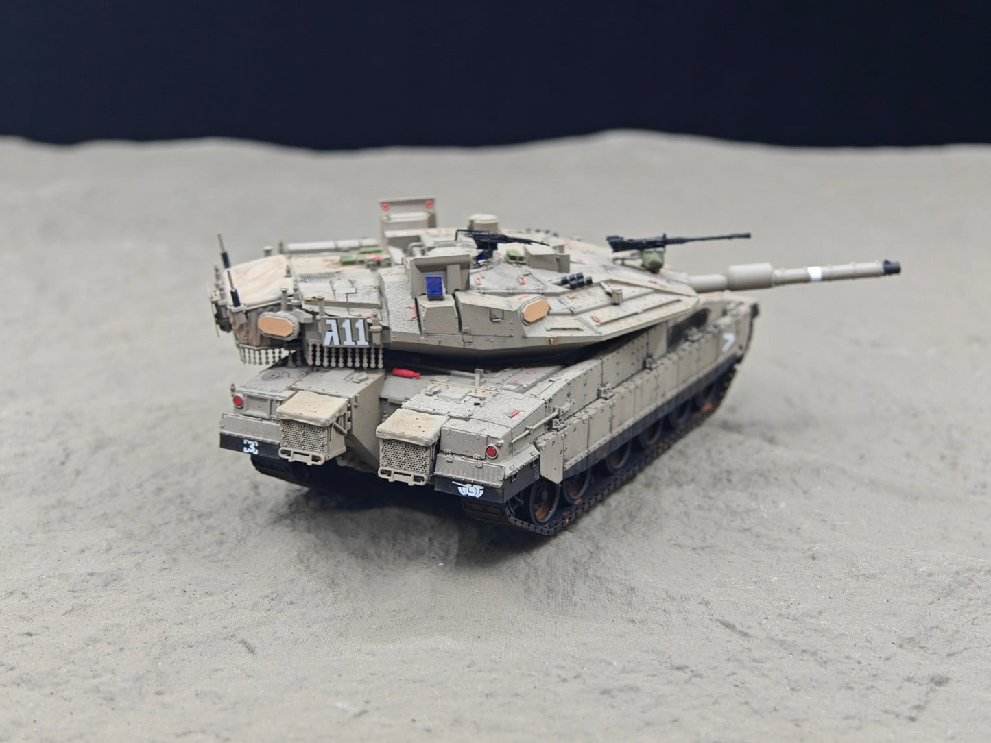 3D Printed 1/72 Israel Mekawa 4M Main Battle Tank Finished Product