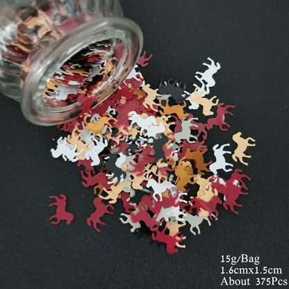 Animal Theme Confetti 15g Cat Dog Spider Bat Sequins DIY Party Table Decorations