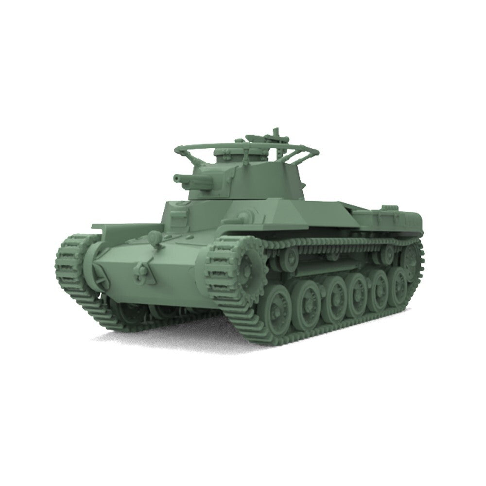 SSMODEL SS220823 1/220 Military Model Kit Japan Type 97 "Chi-Ha" Medium Tank