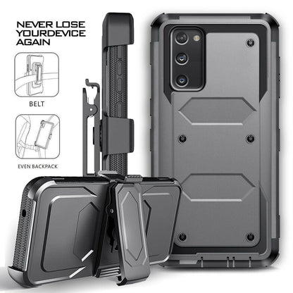 For Samsung Galaxy S20 FE/ 5G Case Shockproof Phone Cover Belt Clip w/ Accessory