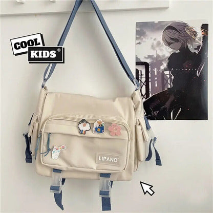 Bag Handbags School Single Shoulder Girl Student Postman Women's