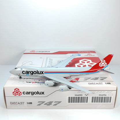 1:400 JC Wings CARGOLUX BOEING B747-8 Passenger Airplane Diecast Model