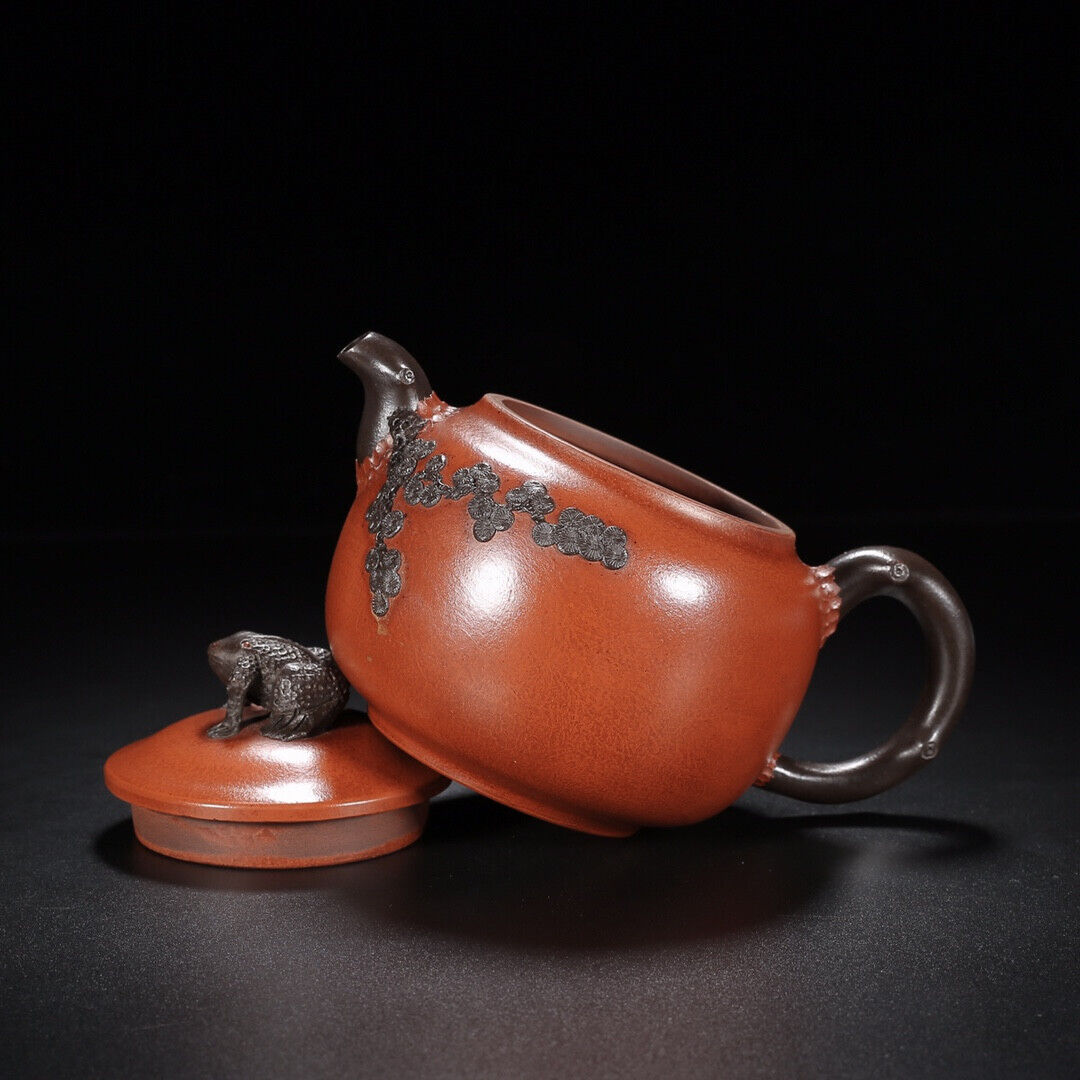 Chinese Yixing Zisha Clay Handmade Exquisite Teapot（纳财 底款：蒋蓉）