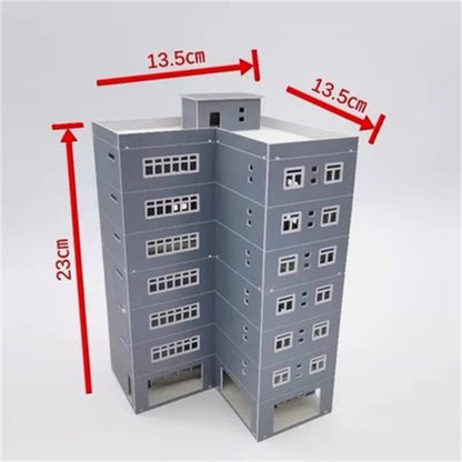 1/100 144 150 Scale School Teaching Building High-Rise Building Model Scene Toy