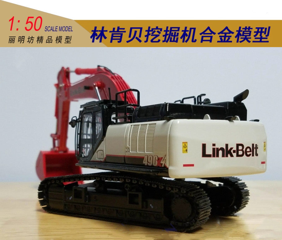1:50 Link-Belt 490X4 Excavator Construction Machinery Equipment Diecast Model