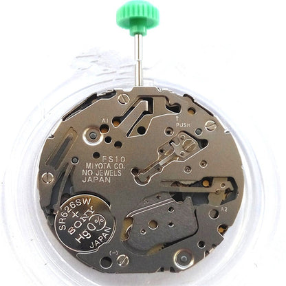 3 Hands Date at 3 Chronograph 3 Eyes Quartz Watch Movement Parts For Miyota FS10