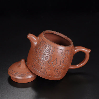 Chinese Yixing Zisha Clay Handmade Exquisite Teapot （秦权 底款：周桂珍）