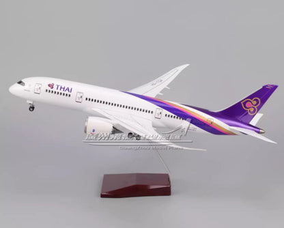 1:130 43CM THAI BOEING 787 Airplane Landing Gear Resin Aircraft Aeroplane Model