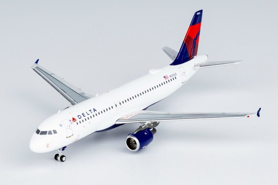 1:400 NG Model DELTA AIRBUS A320 Passenger Aircraft Plane Diecast Airplane Model
