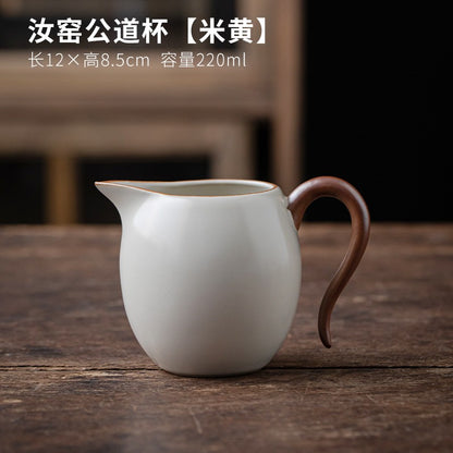 Ru Kiln Fair Cup Tea Cup Single Cup Ceramic Teaware Gaiwan