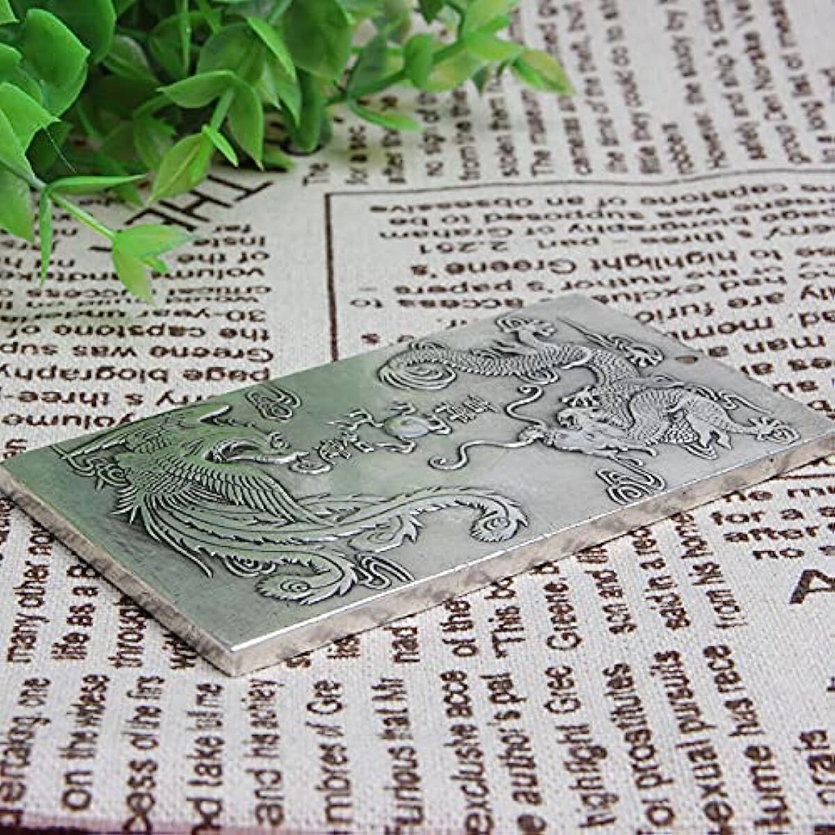 1 Pcs Tibetan Silver Guan Kwan Yin Buddha Dragon Statue Nepal Thangka