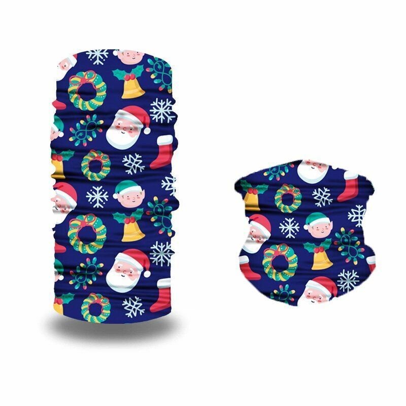 Unisex Printed Neck Gaiter Balaclava Bandana Multifunctional Outdoor Headwear