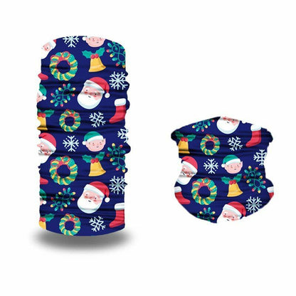 Unisex Printed Neck Gaiter Balaclava Bandana Multifunctional Outdoor Headwear