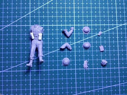 1/35 resin figures model British PDR Crew 5 soldiers Unassembled Unpainted