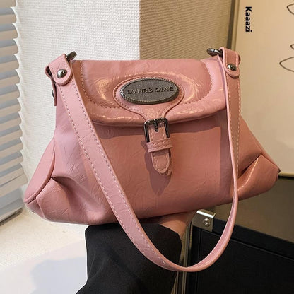 Bag Single Shoulder Leather Medium Size Crossbody Bag Summer Purses And Handbags