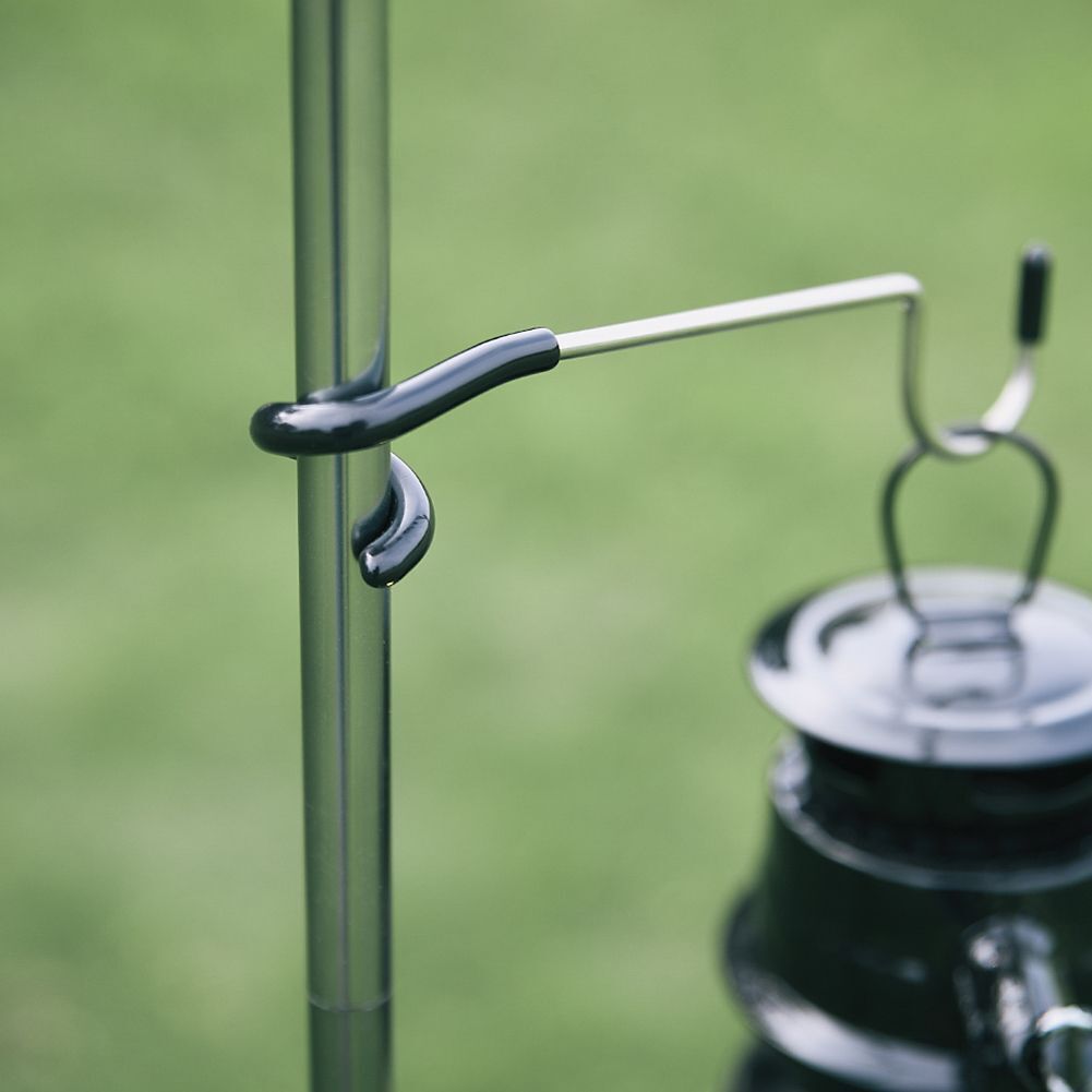 Stainless Steel Light Stand Holder Hooks Portable Tent Pole Lamp Hanger Hunting