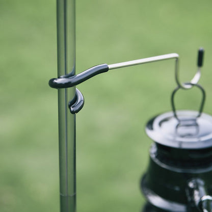 Stainless Steel Light Stand Holder Hooks Portable Tent Pole Lamp Hanger Hunting