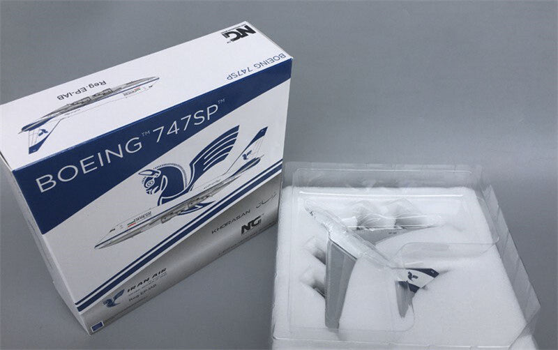 NG Model IRAN AIR for BOEING B747SP EP-IAB 1/400 DIECAST plane Pre-built Model