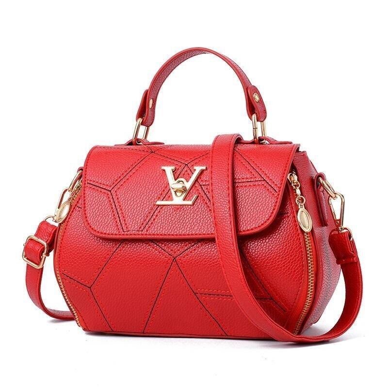 Women Luxury Leather Clutch Bag Handbag Ladies Casual Shoulder Bag Messenger Bag