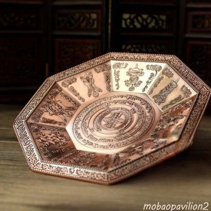 Buddhist Supplies Buddhism Eight Elephant Sacrifice Fire Plate Bowl Collection