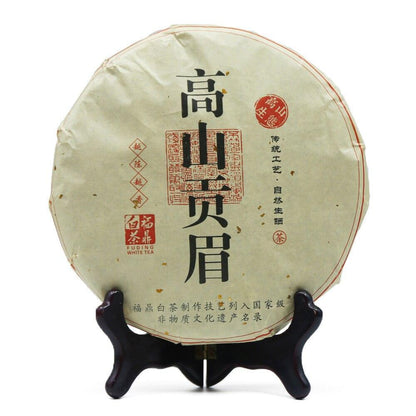 350g Fujian Old Tree Fuding White Tea High Mountain Gong Mei Cha Tea Leaf Cake