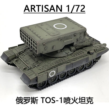 1/72 ARTISAN Russian Special Military Operation TOS-1 O Type Spitfire Tank Model