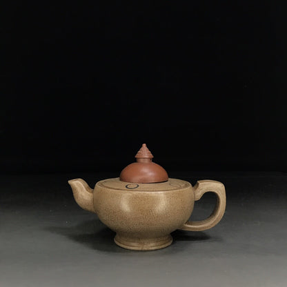 vintage chinese yixing purple clay teapot zisha ceremony carving Collectible art
