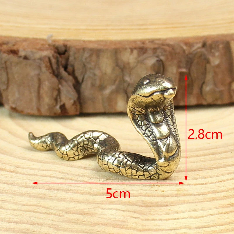 1Pc Chinese Retro Brass Twelve Zodiac Ornaments Statue Home Feng Shui Decoration