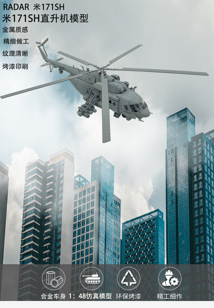 1: 48 MI-171SH Helicopter Model Alloy Model