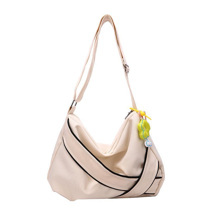 Shoulder Bag Versatile Small Fresh Canvas Crossbody Bags Large Purse Geometric