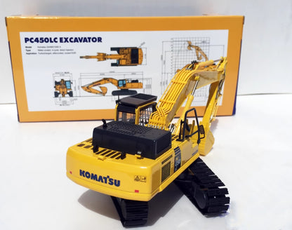 1:50 24CM PC450LC-8 Excavator Construction Machine Equipment Diecast Model