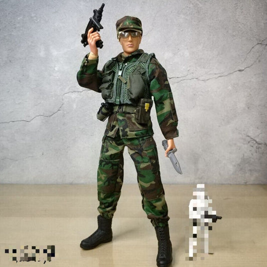 30CM Military Figures model J2-4 Wild battle Soldier Action Figures/handmade